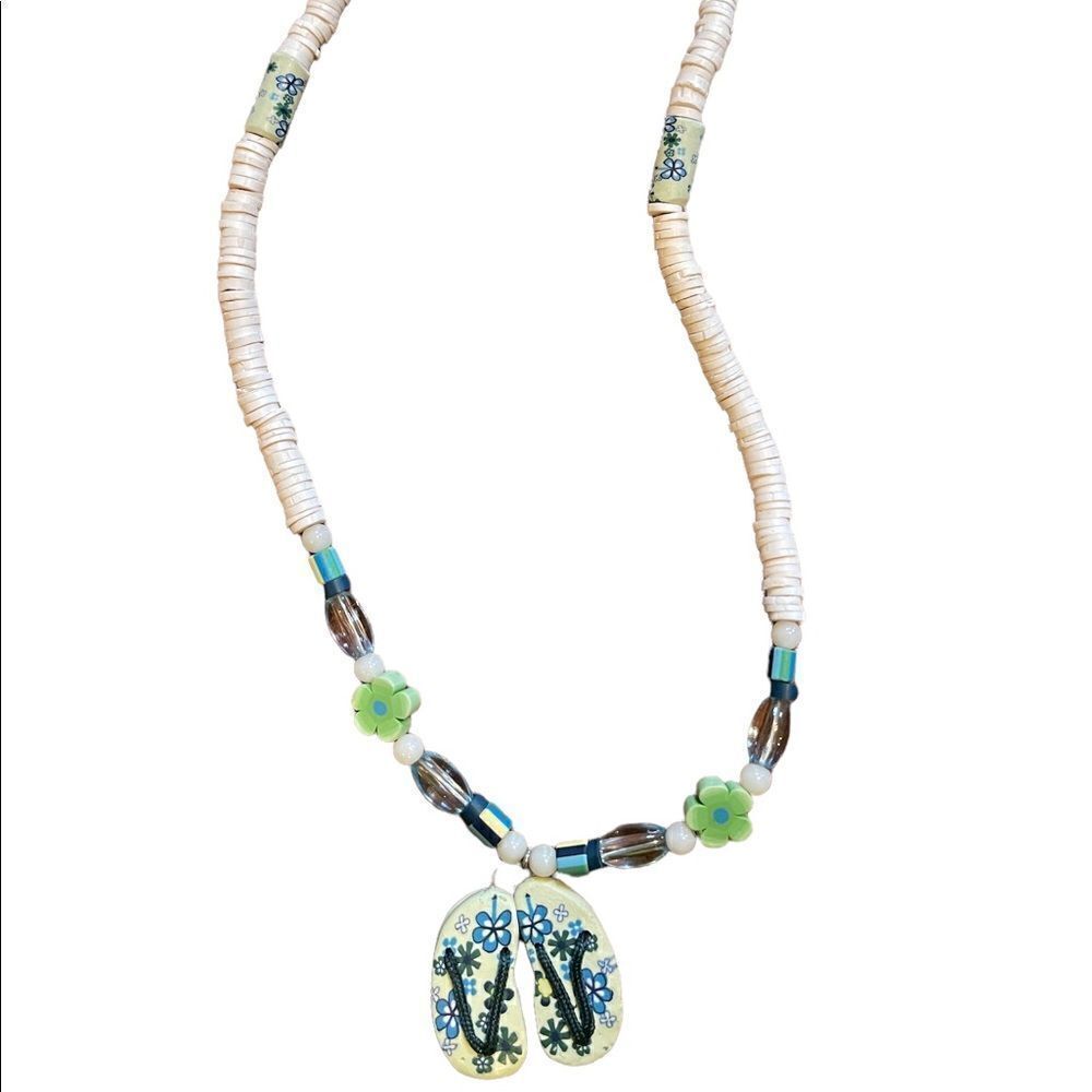 Beach unisex lucky sandals hawaïenne vibe necklace